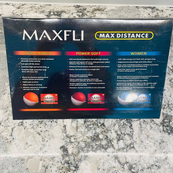 NEW Maxfli Max Distances Women's Golf Balls 15 Soft High Energy Core 5 3-packs - Picture 3 of 4